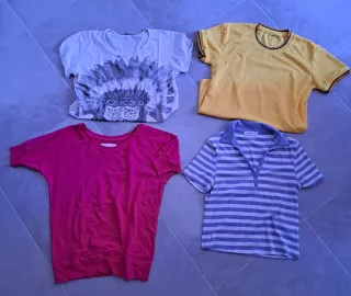 Set 4 maglie manica corta