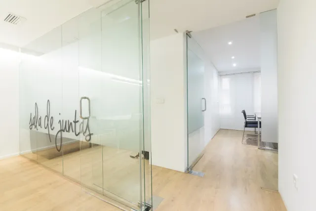 Puertas de cristal para oficina