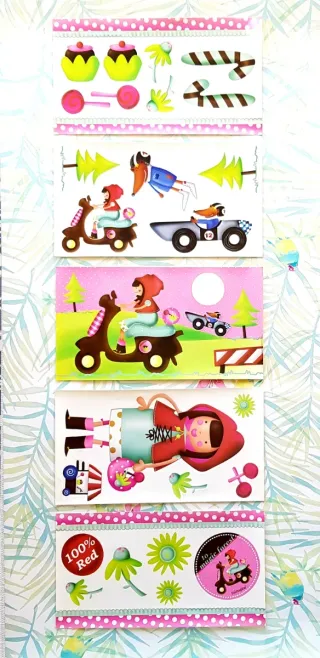 Bettyred Decostyckys Pegatinas Mágicas