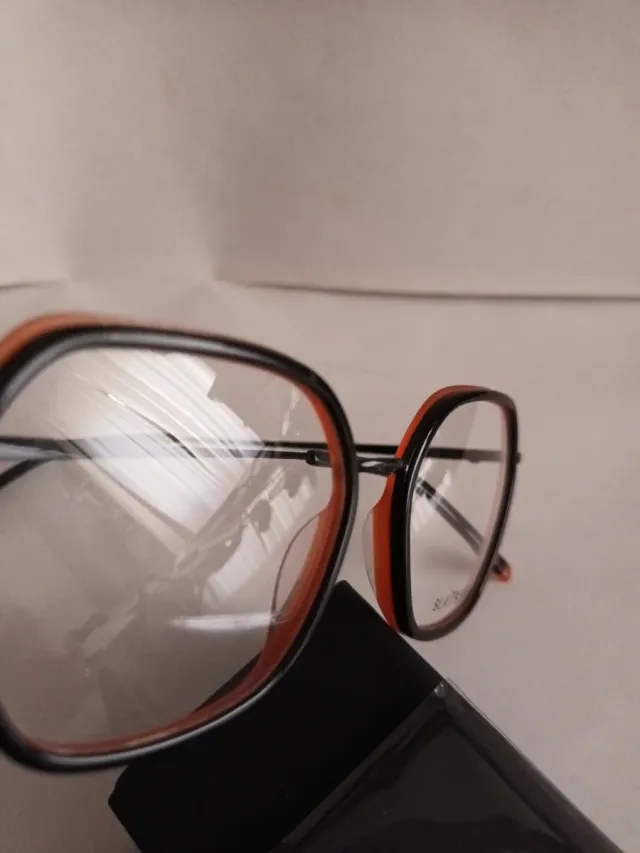 Montura gafas graduadas BLACKBEAR negra y roja