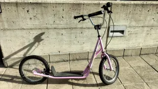 Patín Scooter Rosa Ruedas Grandes