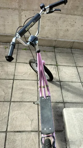 Patín Scooter Rosa Ruedas Grandes