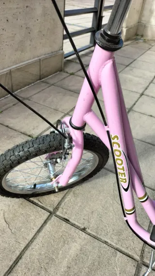 Patín Scooter Rosa Ruedas Grandes