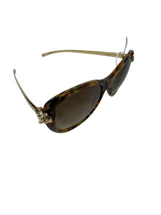 Gafas de Sol Cartier Panthère Marrón/Dorado