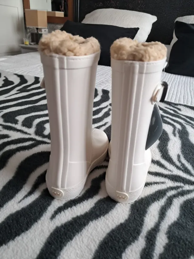 Botas de agua T.23 niño/a 2 años con etiqueta