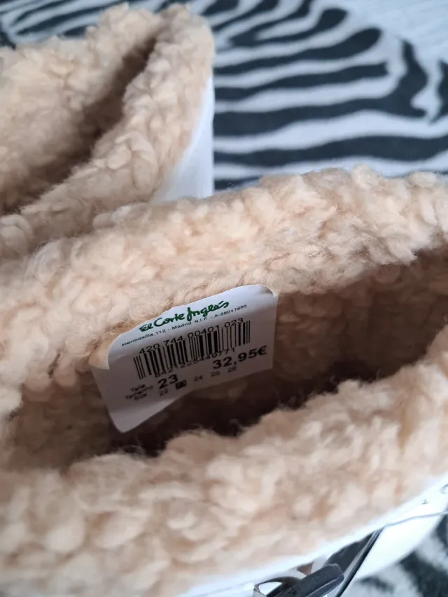 Botas de agua T.23 niño/a 2 años con etiqueta