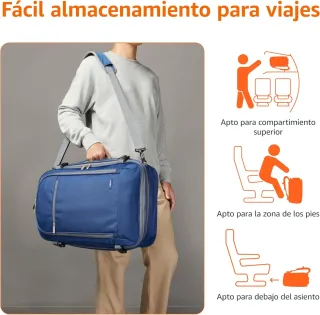Mochila maleta equipaje de mano de cabina viaje.