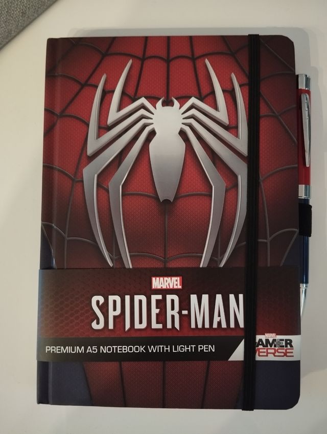 Quaderno Spiderman A5 con light pen
