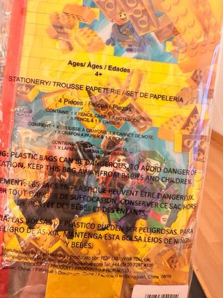 Set Papelería LEGO Games 4 Piezas