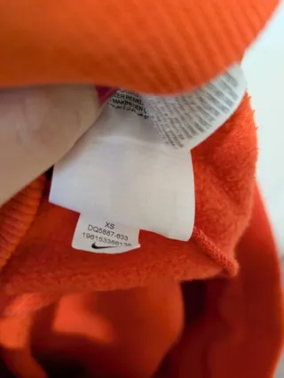 Pantalones Nike Phoenix Polar Oversized Naranja