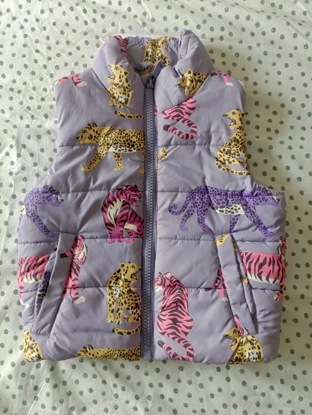 Chaleco niña estampado animales 2-4 años