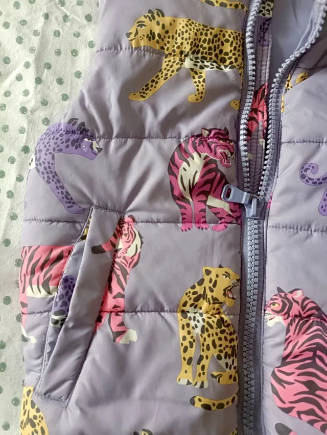 Chaleco niña estampado animales 2-4 años