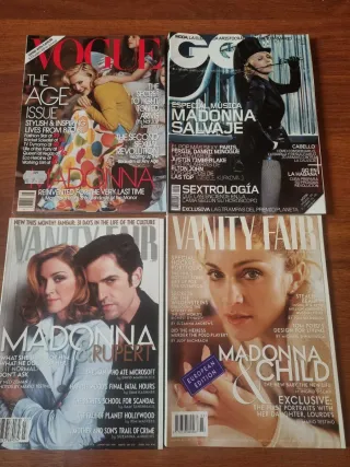 Madonna pack de 4 revistas