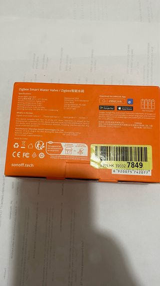 Programador Riego Sonoff Zigbee Smart Water Valve