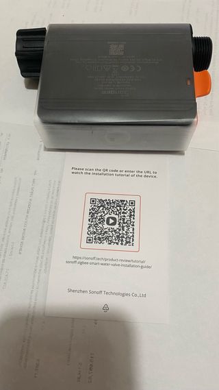 Programador Riego Sonoff Zigbee Smart Water Valve