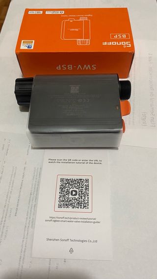 Programador Riego Sonoff Zigbee Smart Water Valve