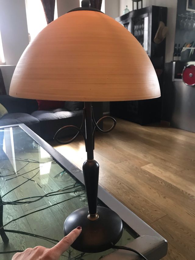 Lampada da tavolo touch in metallo