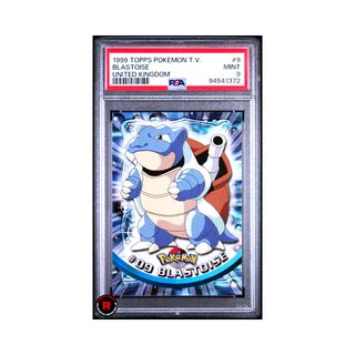 Blastoise Topp #09 PSA9 Mint - Pokemon T.V UK - EN