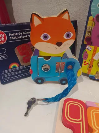 Juegos de madera para bebés