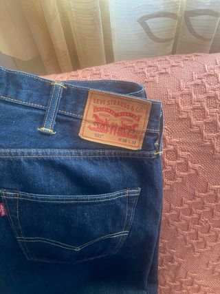 Pantalones Levi's 501 W38 L32 Azules