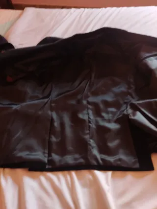 Chaqueta de pana azul hombre