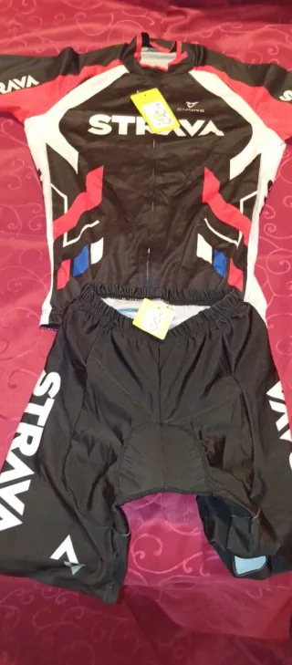 Conjunto Ciclismo Strava Maillot y Culotte