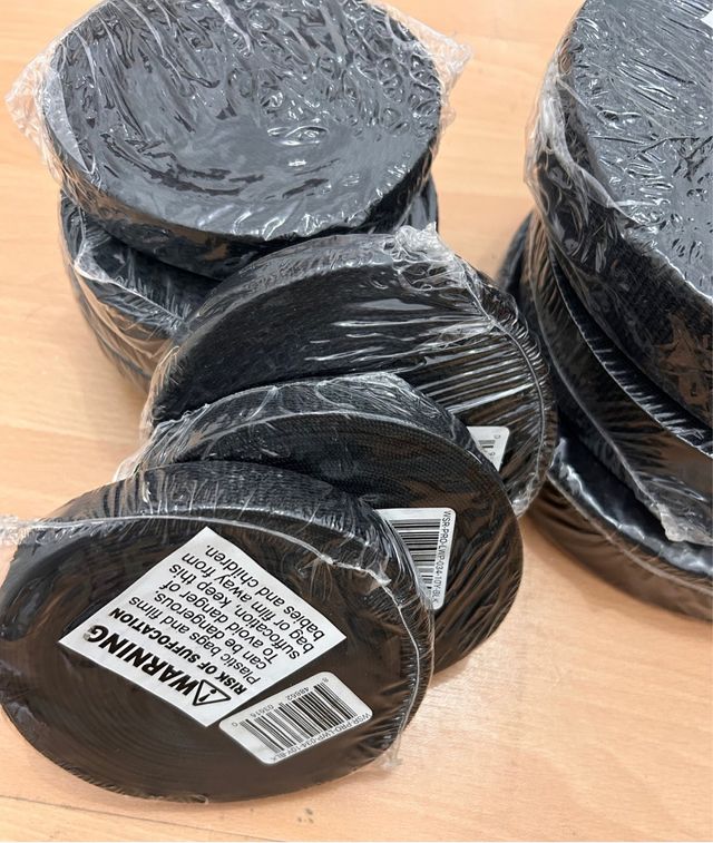 Cinta de polipropileno negra