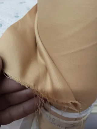 Rollo tela amarillo pastel 1.40 x 5.30m