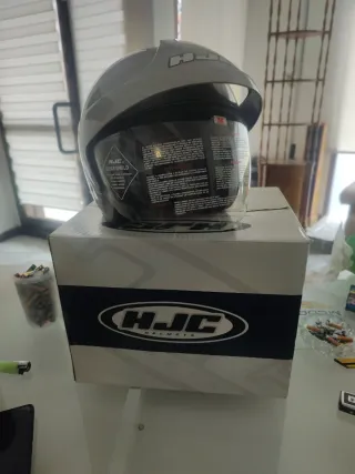 Casco Moto HJC Talla M Gris