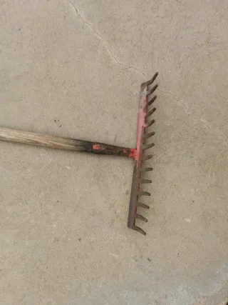 Rastrillo de jardín 14 dientes