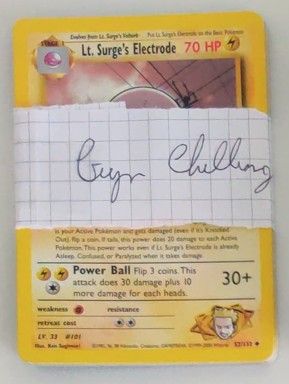 Lotto 7 Carte Pokémon Gym Challenge ENG