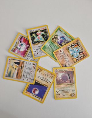 Lotto 7 Carte Pokémon Gym Challenge ENG