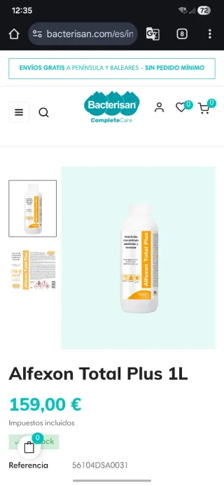 Bacterisan Alfexon Total Plus Insecticida