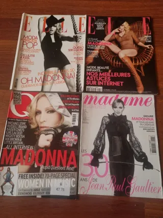 Madonna pack de 4 revistas
