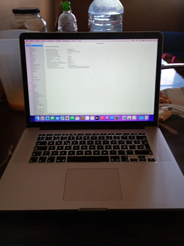 MacBook Pro 15 2015 Plata con cargador original