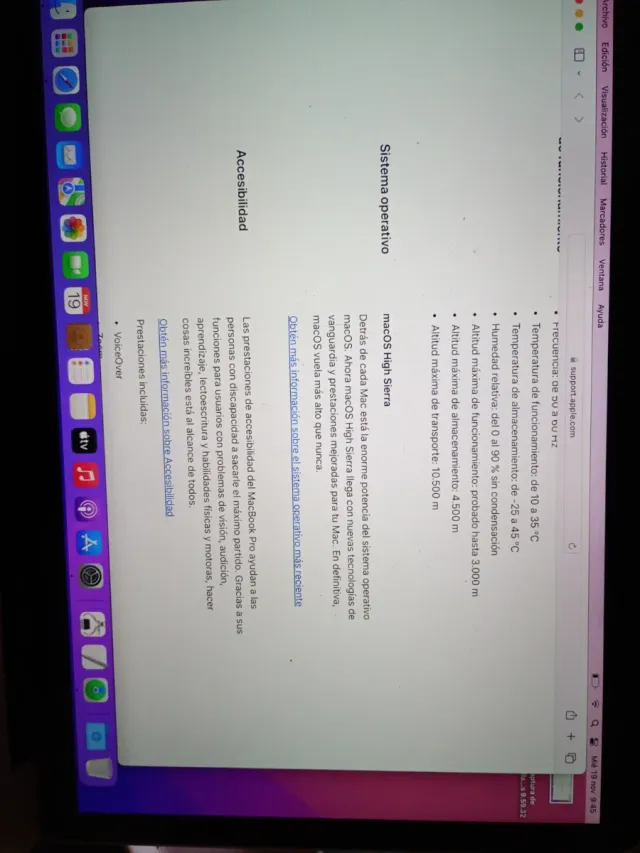 MacBook Pro 15 2015 Plata con cargador original