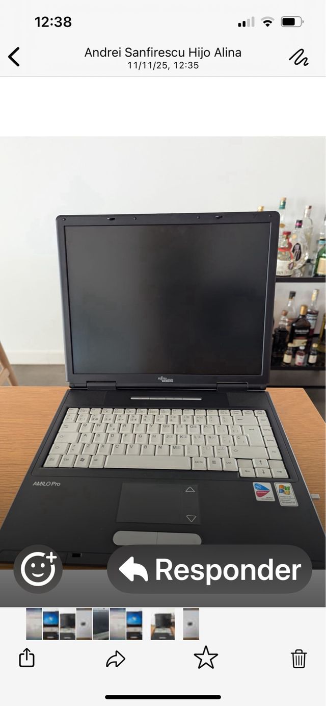 Portátil Fujitsu Siemens Amilo Pro W7
