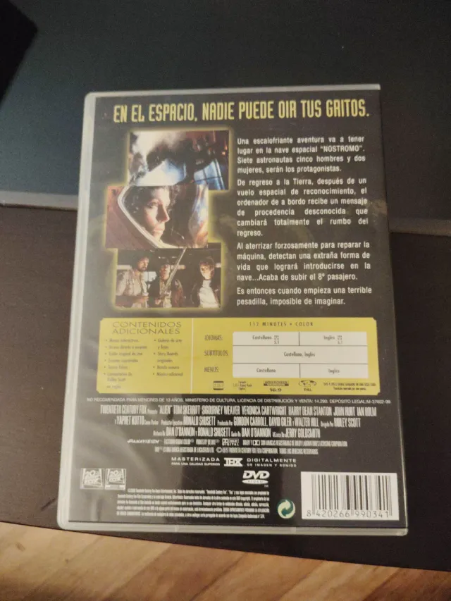 DVD Alien Edición 20 Aniversario