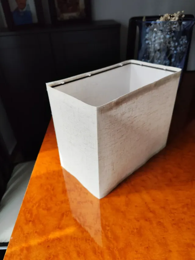 Tulipa de lámpara de tela beige