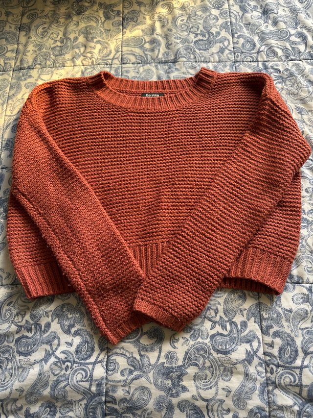 Bershka Sudadera Naranja Talla S