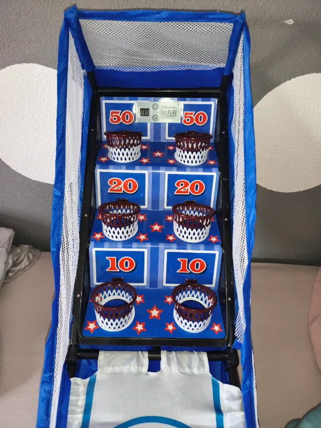 Juego canastas baloncesto portátil niños