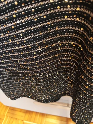 Chaqueta de punto con lentejuelas