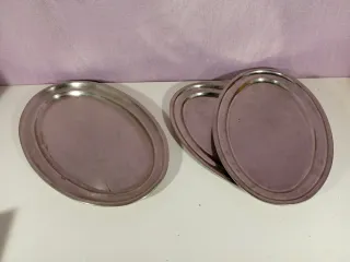 Lote bandejas hostelería metálicas