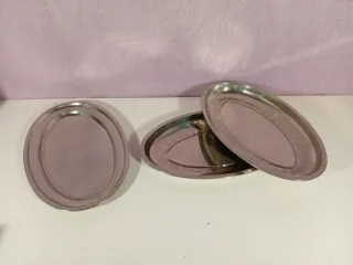 Lote bandejas hostelería metálicas