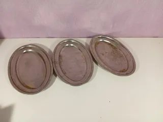 Lote bandejas hostelería metálicas