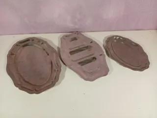 Lote bandejas hostelería metálicas