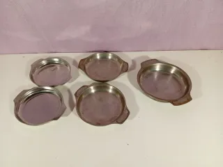 Lote bandejas hostelería metálicas