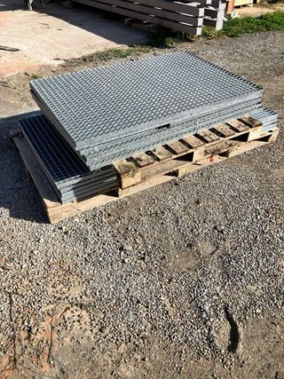 Rejillas metálicas galvanizadas