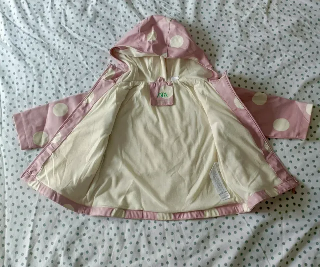 Chubasquero bebé lunares 12-18 meses