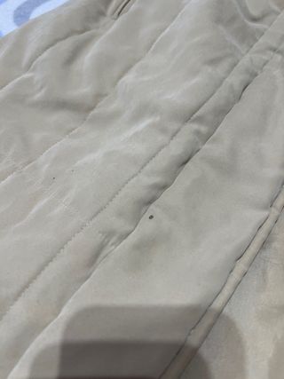 Abrigo tres cuartos punto roma beige